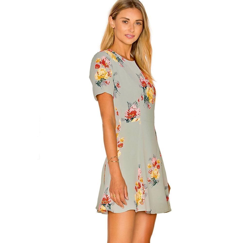 New. Privacy Please light green floral dress. - Picture 2 of 11